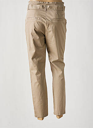 Pantalon 7/8 taille haute taille haute marron VERO MODA femme