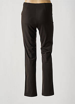 Jegging tissage jersey taille haute marron CHRISMAS'S femme