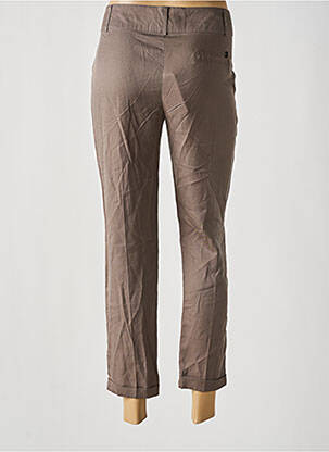 Pantalon 7/8 taille à pinces taille basse gris LES P'TITES BOMBES femme