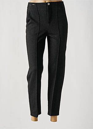 Pantalon 7/8 taille haute taille haute noir STREET ONE femme