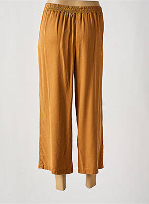 Pantalon 7/8 taille élastique taille normale jaune DIANE LAURY femme