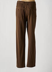 Pantalon droit marron PAUSE CAFE pour femme seconde vue