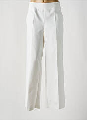 Pantalon large blanc VERO MODA pour femme seconde vue