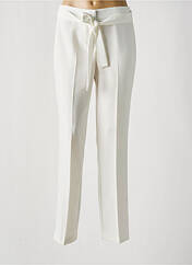 Pantalon slim beige DIANE LAURY pour femme seconde vue