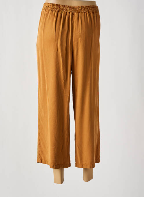 Pantalon 7/8 taille élastique taille normale jaune DIANE LAURY femme