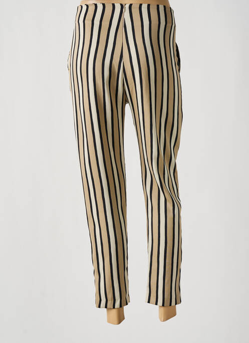 Pantalon 7/8 beige RINASCIMENTO pour femme