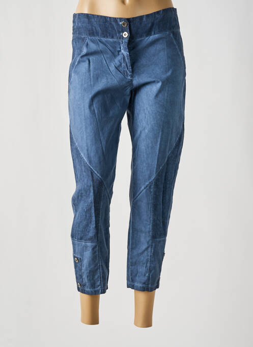 Pantalon 7/8 bleu MALOKA pour femme