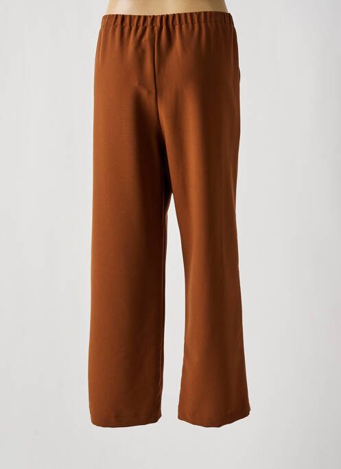 Pantalon 7/8 marron KAKIE pour femme