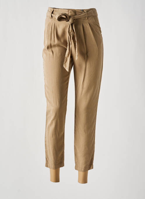 Pantalon 7/8 marron VERO MODA pour femme