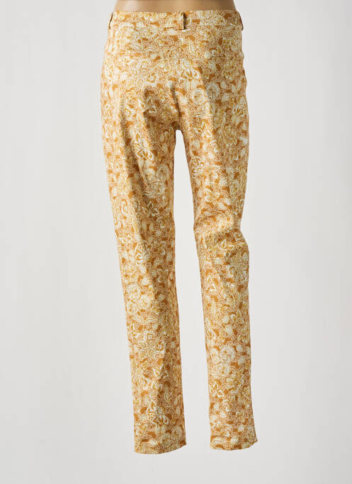 Pantalon chino jaune LE PETIT BAIGNEUR pour femme