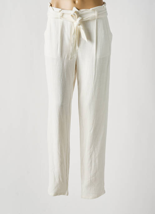 Pantalon droit beige LE PETIT BAIGNEUR pour femme