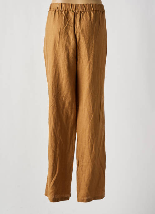 Pantalon droit jaune DIANE LAURY pour femme