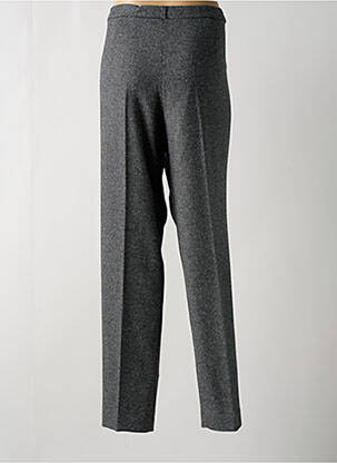 Pantalon droit taille à pinces taille haute gris ANNE KELLY femme