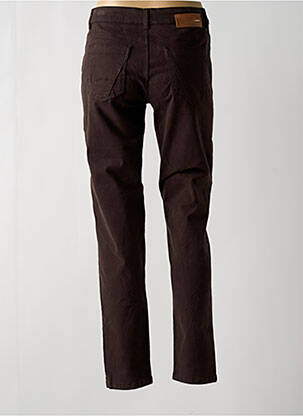 Pantalon slim taille haute taille haute marron LOLA ESPELETA femme