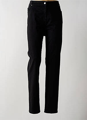 Pantalon droit stretch taille normale noir PAUSE CAFE femme