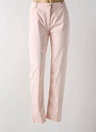 Pantalon slim tissage popeline taille normale rose BETTY BARCLAY femme