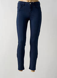 Jeans skinny push-up taille haute bleu C'EST BEAU LA VIE femme