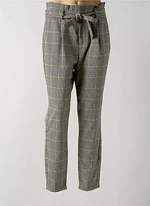 Pantalon slim taille haute taille haute jaune VERO MODA femme