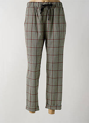 Pantalon 7/8 stretch taille normale beige AMELIE & AMELIE femme
