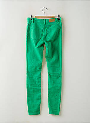Jeans coupe slim stretch taille haute vert VERO MODA femme