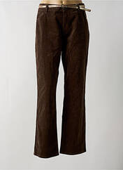 Pantalon droit marron C'EST BEAU LA VIE pour femme seconde vue