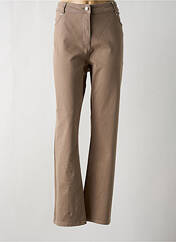 Pantalon droit marron DIANE LAURY pour femme seconde vue