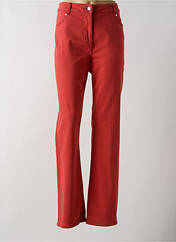 Pantalon droit rouge DIANE LAURY pour femme seconde vue