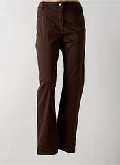 Pantalon slim marron DIANE LAURY pour femme seconde vue