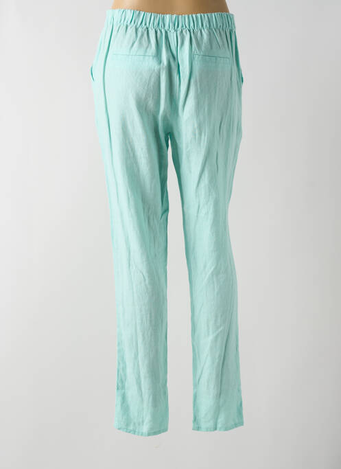 Pantalon droit bleu C'EST BEAU LA VIE pour femme