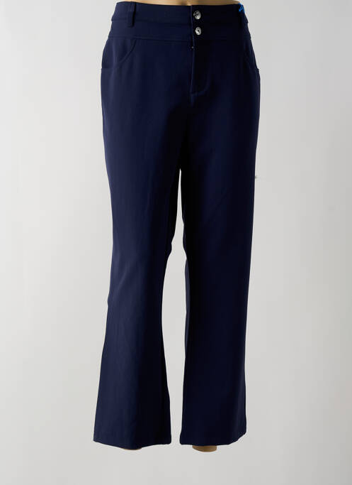 Pantalon flare bleu STREET ONE pour femme