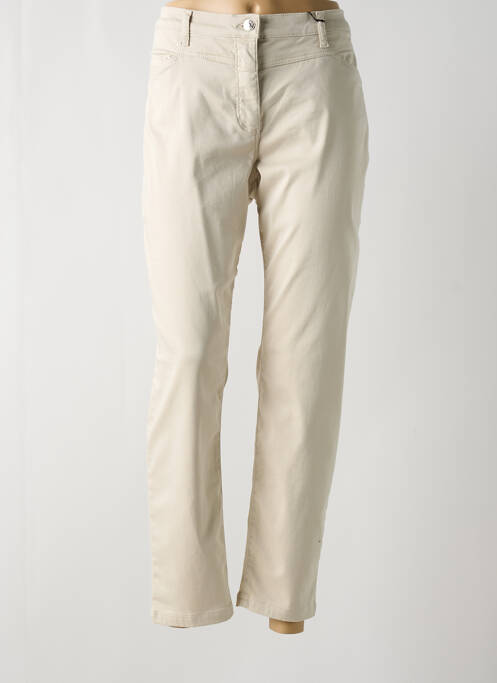 Pantalon slim beige BETTY BARCLAY pour femme