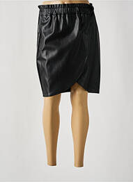 Jupe mi-longue taille haute noir EMI-JO femme
