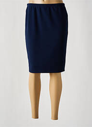 Jupe mi-longue stretch bleu TELMAIL femme