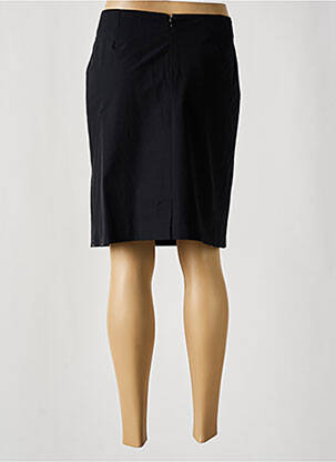 Jupe mi-longue taille à pinces noir QUIET femme