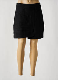 Jupe courte taille haute noir LOVIE & CO femme