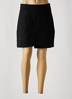 Jupe courte taille haute noir LOVIE & CO femme