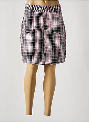 Jupe mi-longue taille normale rose STREET ONE femme