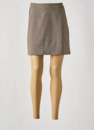 Jupe courte doublure beige LOLA ESPELETA femme