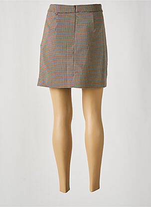 Jupe courte doublure beige LOLA ESPELETA femme