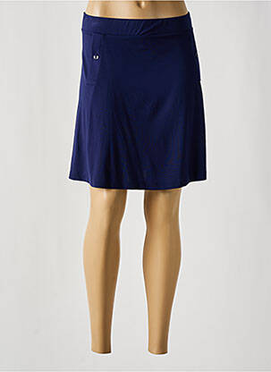 Jupe courte coupe évasée bleu SURKANA femme