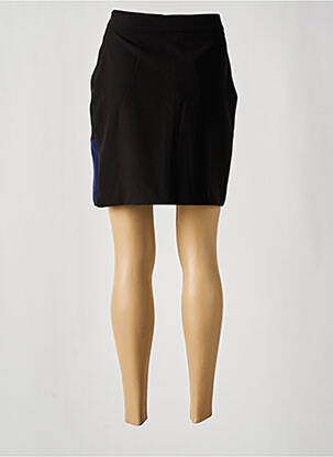 Jupe courte taille à pinces noir AKELA KEY femme