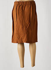 Jupe mi-longue marron BRANDTEX pour femme seconde vue
