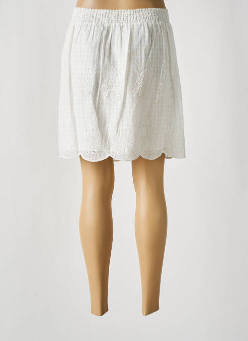 Jupe courte blanc SCHOOL RAG pour femme