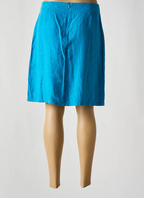 Jupe mi-longue bleu MALOKA pour femme