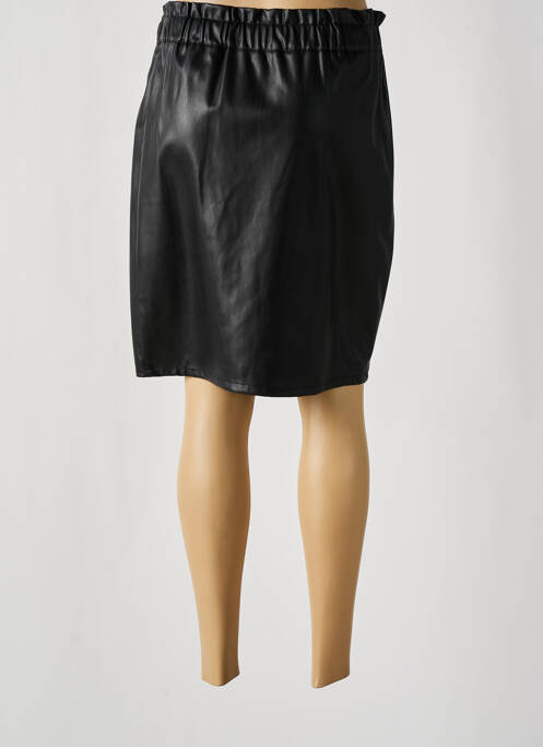 Jupe mi-longue noir EMI-JO pour femme