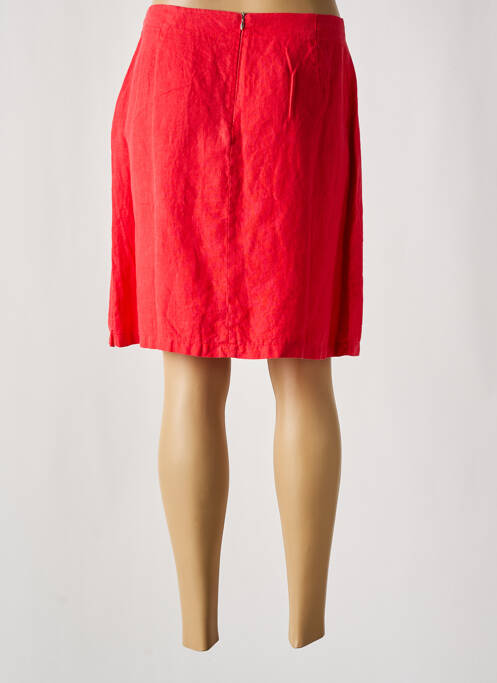 Jupe mi-longue rouge MALOKA pour femme