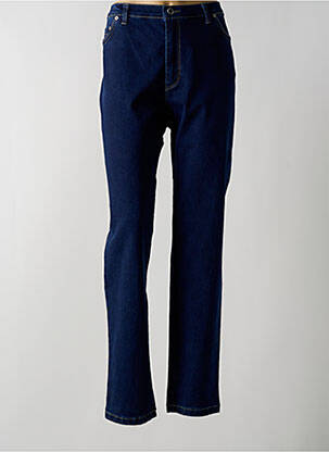 Jeans coupe slim tissage brut taille normale bleu WALTRON femme