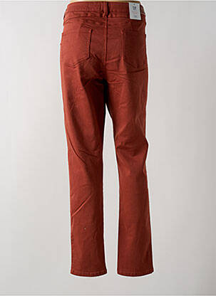 Jeans coupe slim taille normale taille normale orange C'EST BEAU LA VIE femme