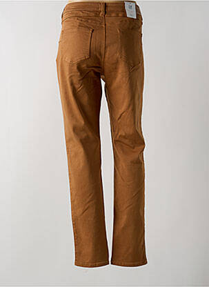 Jeans coupe slim taille normale taille normale jaune C'EST BEAU LA VIE femme