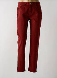 Pantalon slim stretch taille normale orange LOLA ESPELETA femme